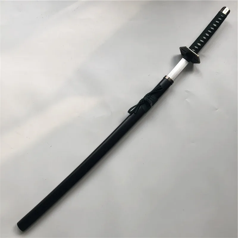 Anime  Aizen Sousuke Sword Kyoukasuigetsu Wooden Sword Zanpakutou Weapon Props for Cosplay Sword  1:1 Ninja Knife 100cm