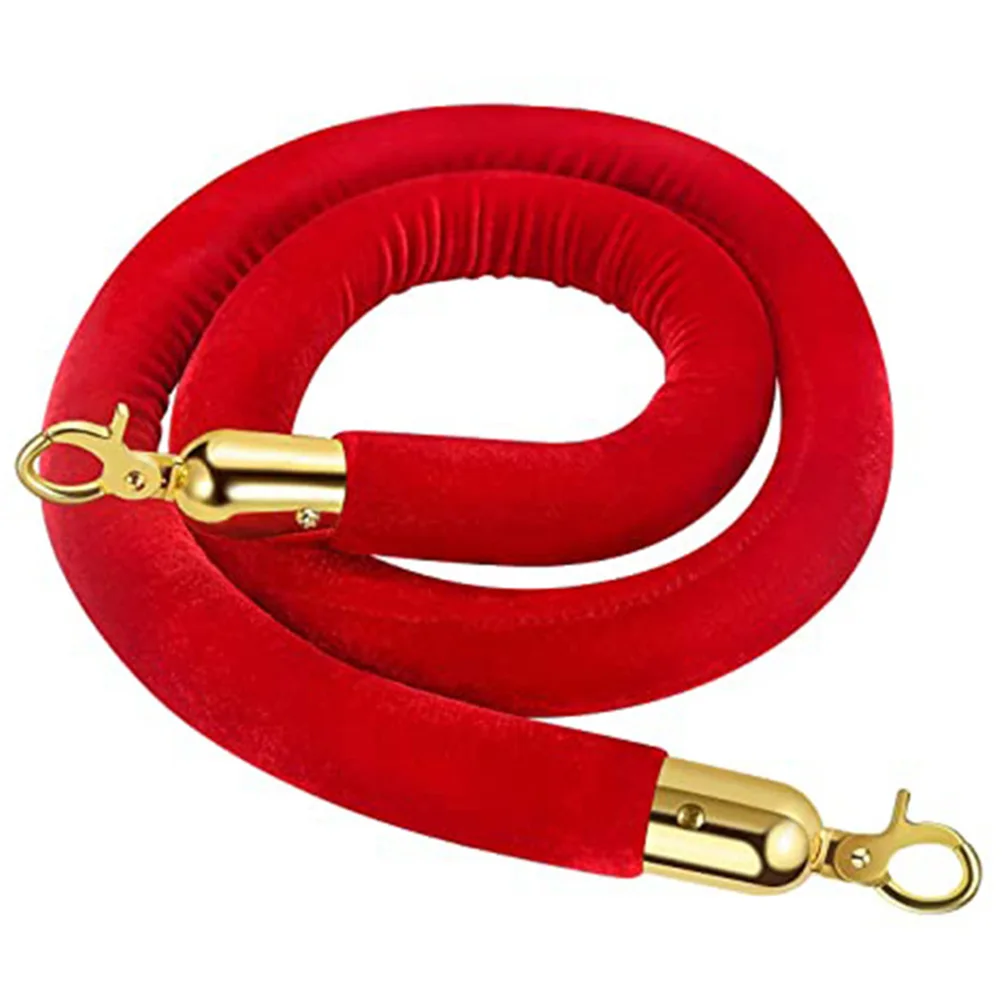 Stanchion Rope Crowd Control Rope Queue Barrier Rope Cordon Lanyard Guard Bar Lanyard 100.00X2.80X2.80cm