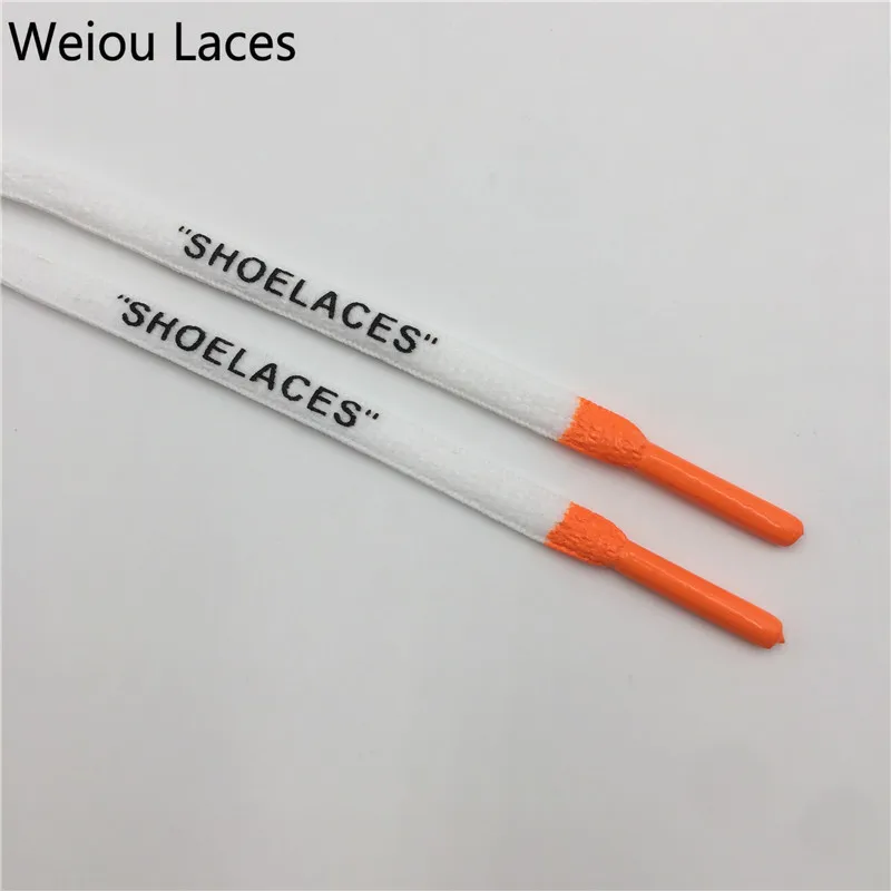 Weiou Lace Epoxy Tips Sneaker Accessory Foot Wearing Polyester Flat Cord Oval String 6MM Sporting Basketball Replacemence Rope