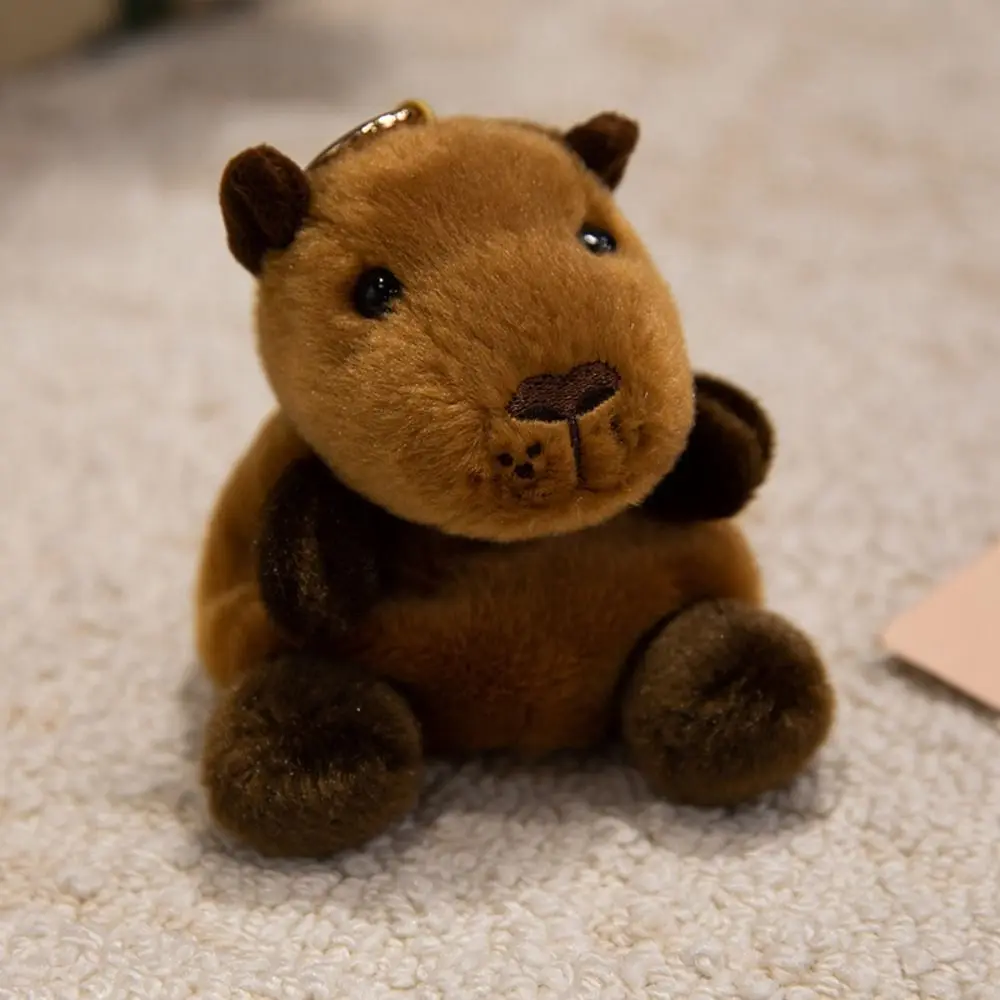 귀여운 애완 동물 시리즈 미니 팬더 인형 열쇠고리 가방 펜던트 새끼 사슴 거북이 봉제 펜던트 토끼 봉제 인형 말 봉제 열쇠고리