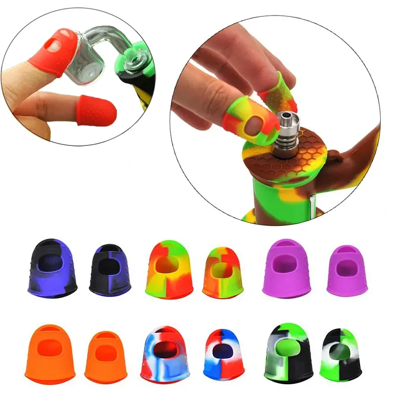 10/20 Pair Guitar Silicone Finger Cots,Wax Smoking Finger Cots,Heat Resistant, Scratch Proof, for Guitar And Manual Handling - view 5