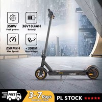 KuKirin S1 Max Electric Scooter 350W Motor 36V 10.4Ah 39km Max Range 8 inch Tire Foldable 2025 for adult urban E-Scooter