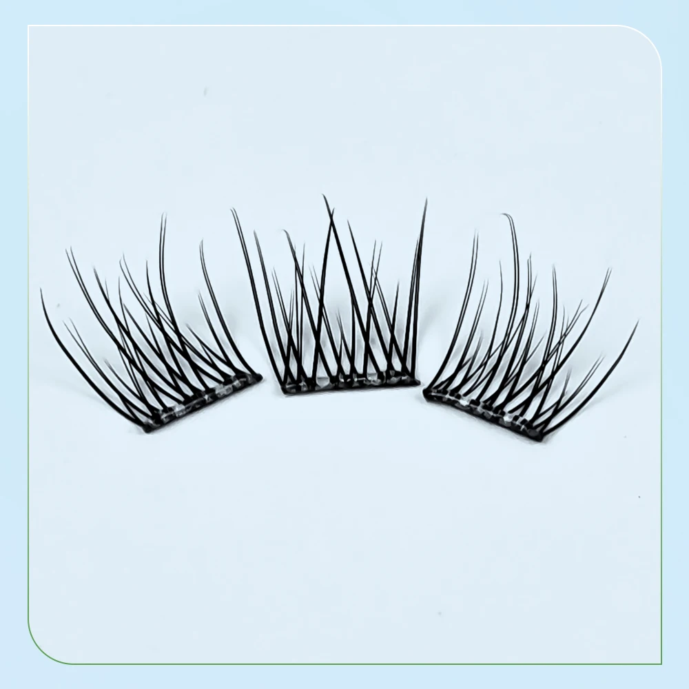 Yelix Glue-free False Eyelashes Self Adhesive DIY Lash Extension DIY Lash Extension Pre Glued Cluster Lashes Makeup Tools