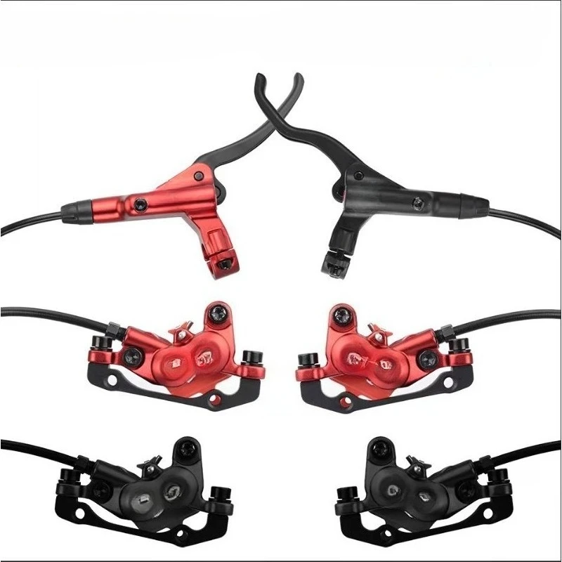 

Four-piston oil brake, mountain bike front and rear oil discs, brake pads, discs, bilateral brakes, hydraulic brakes