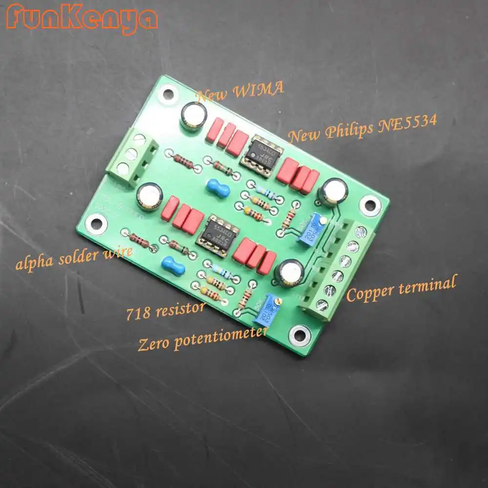 

Dual Channel Buffer Board Preamp Amplifier MBL6010D Pre-amp NE5534