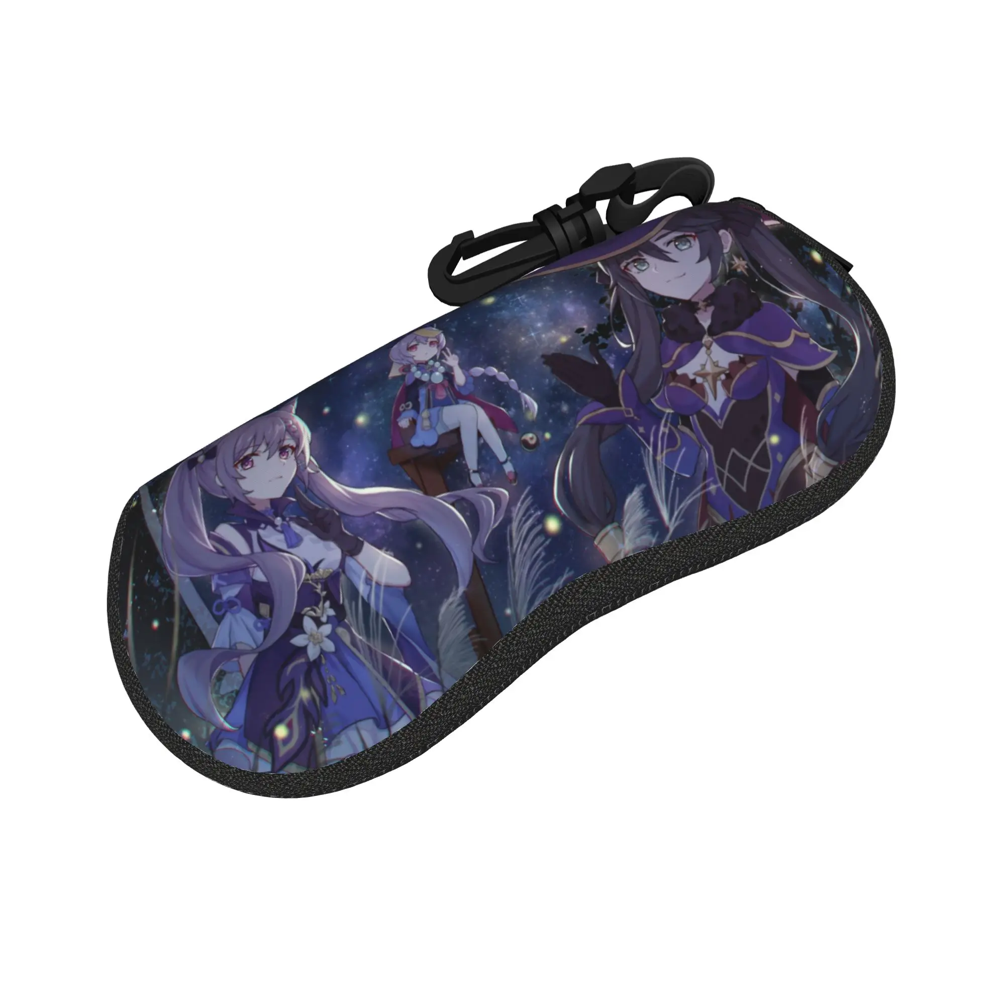 Harajuku Genshin Impact Amber Glasses Case Convenient Box  Eyewear Storage Box Cartoon Glasses Box