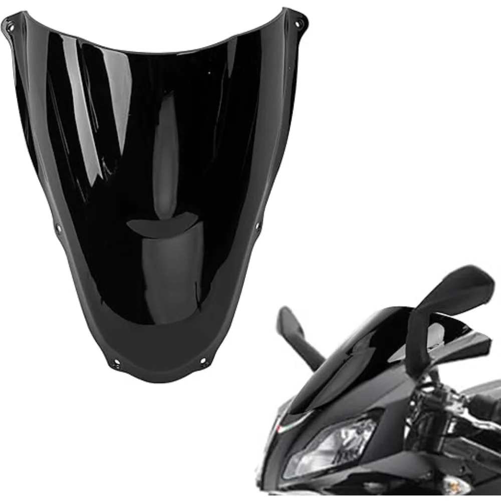 Motorcycle Windscreen Wind Deflector Front Flyscreen Double Bubble for Aprilia RS125 2006-2010 2007 2008 2009 2010 Accessories