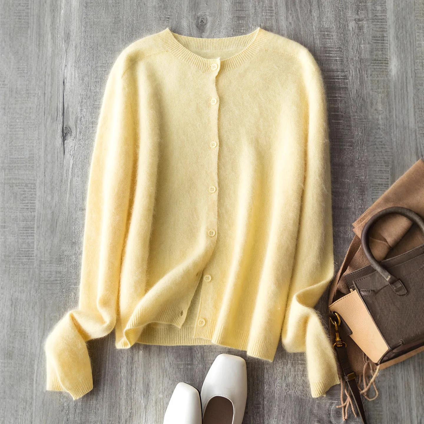 Autumn Wool Blending Women Swe - Wool Blend Coat ulasan dan harga