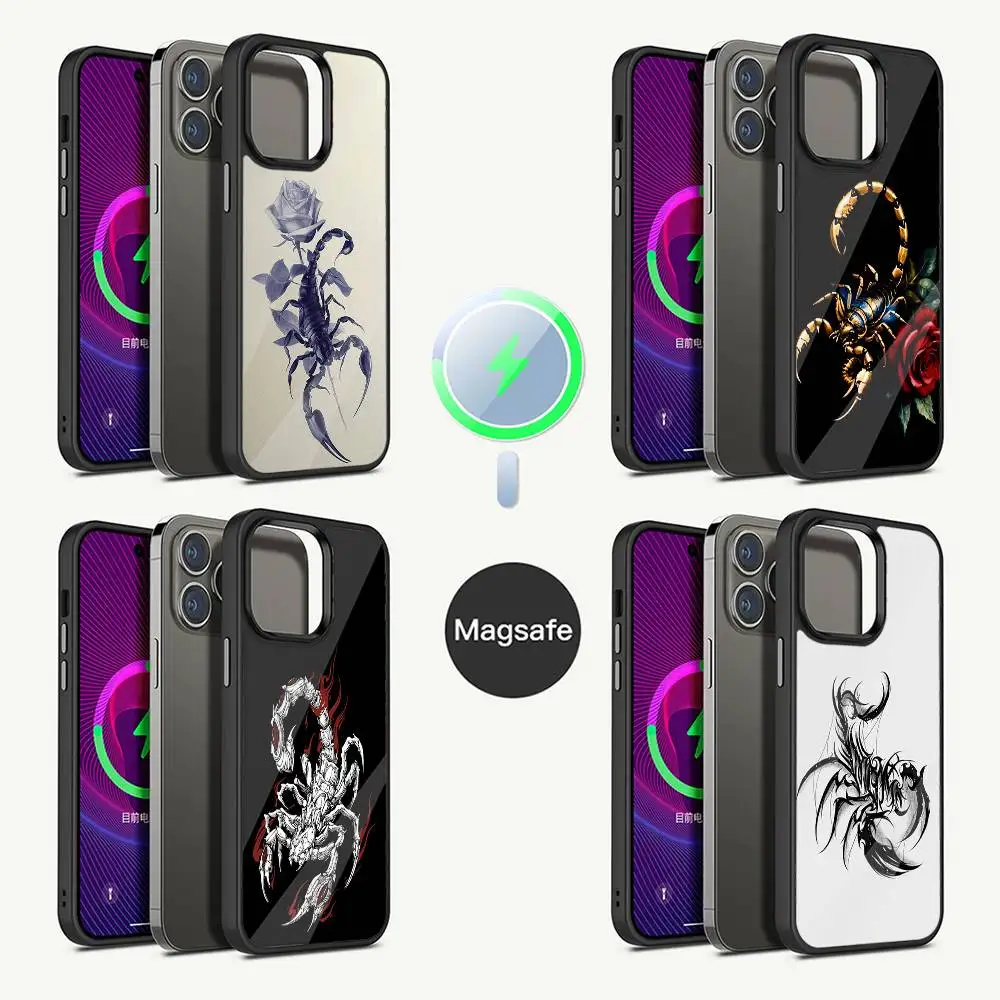 

Scorpion Phone Case For iPhone 16,15,14,13,12,11,Pro,Max,Plus,Mini,Magsafe,Magnetic Wireless Charging Case