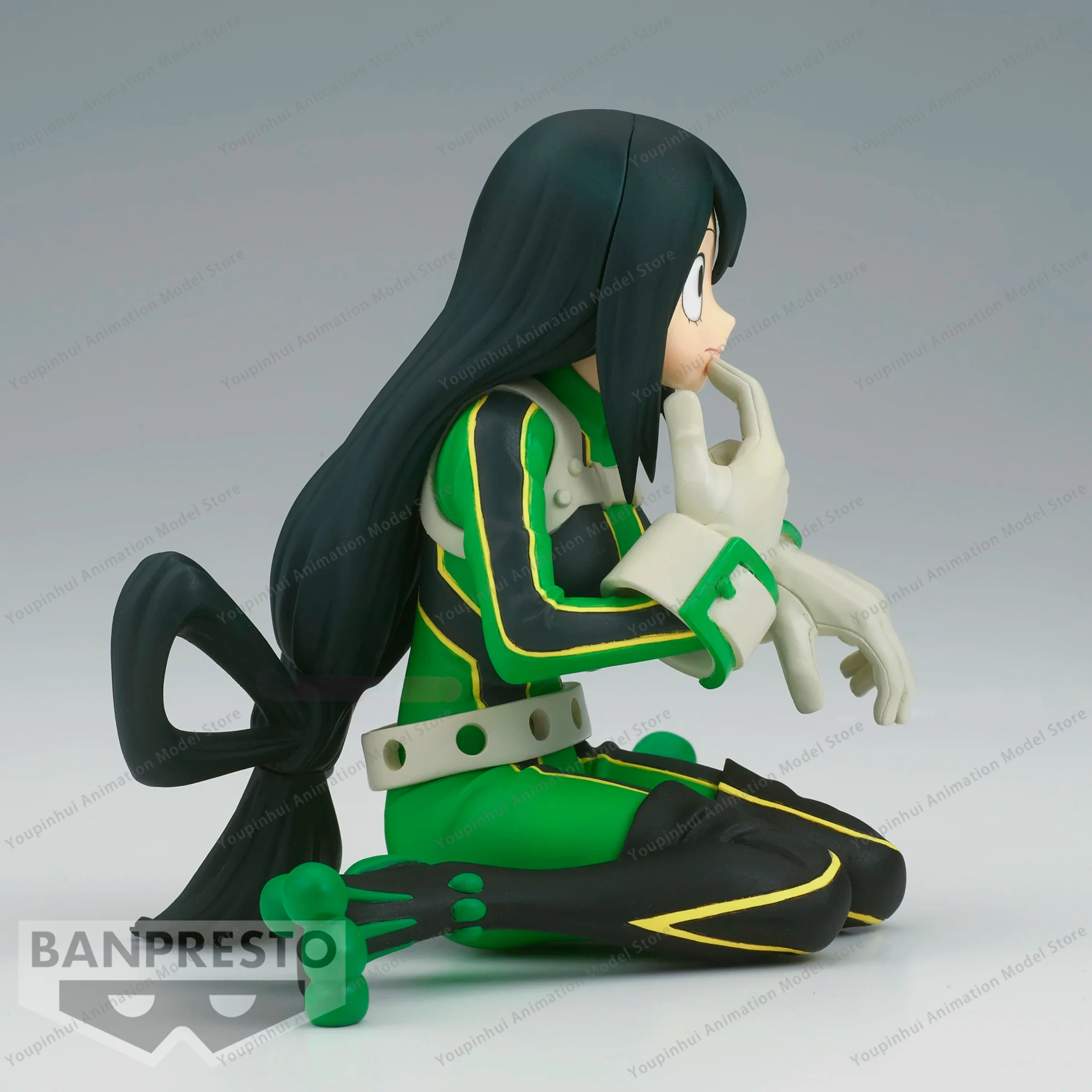 In Stock Original Bandai Anime My Hero Academia Asui Tsuyu FROPPY Breaking Time Vol.6 Model PVC Toys Action Figure Collection