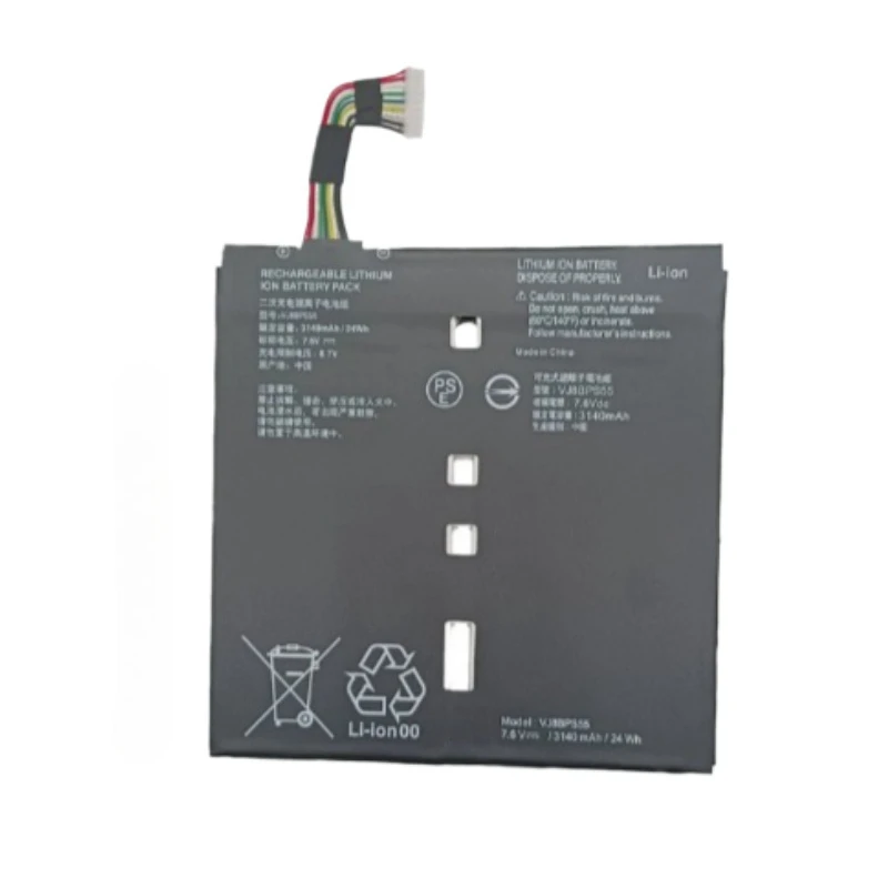แบตเตอรี่แล็ปท็อปคุณภาพสูงรุ่นใหม่ VJ8BPS55 7.6V 3140mAh สำหรับแท็บเล็ต Sony A12 แบตเตอรี่ลิเธียม-อิออนแบบชาร์จได้