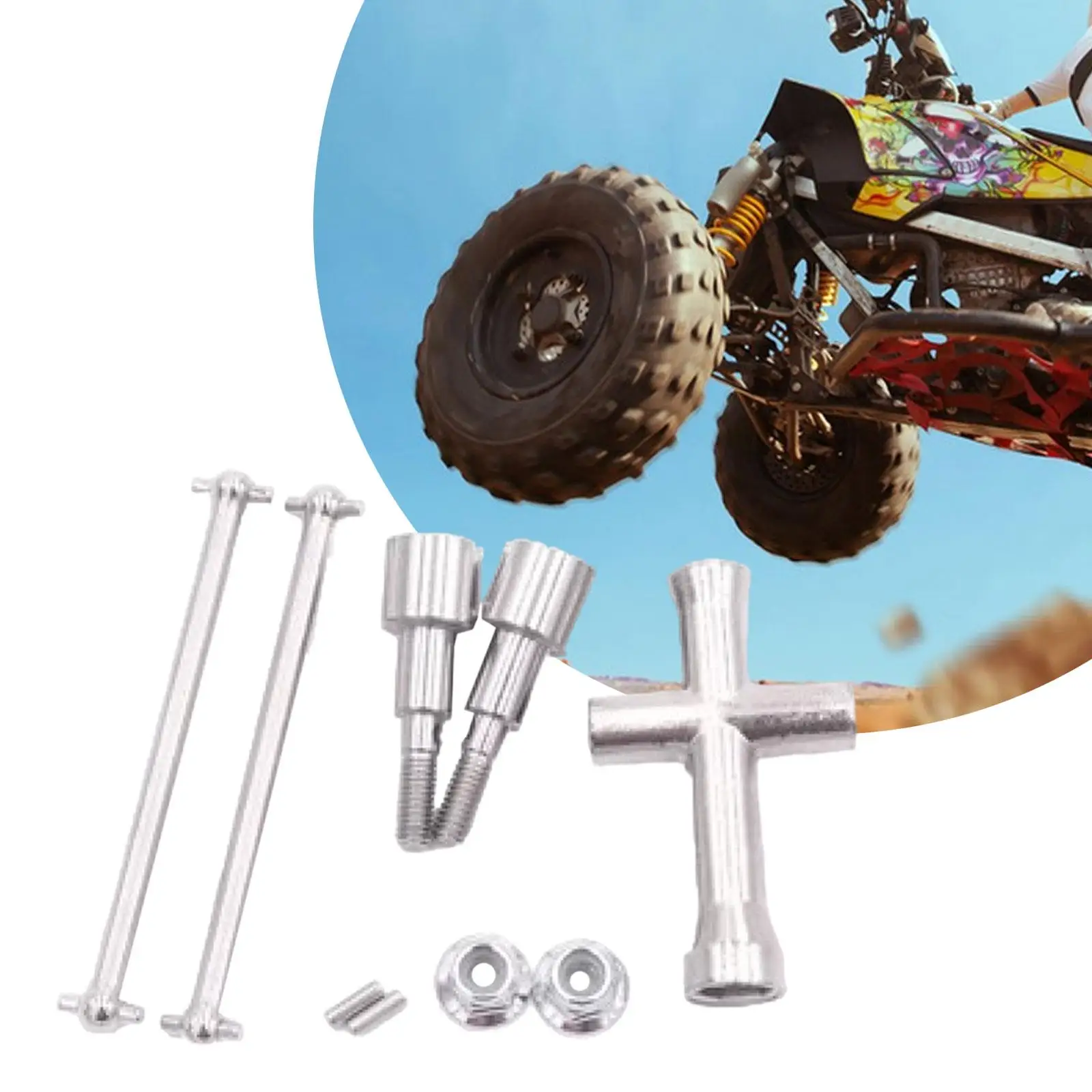 

1/16 Scale RC Rear Drive Shaft Update Parts Replace Accessories RC Model Vehicle Parts for 16101 16102 16103 16201 Hobby Car