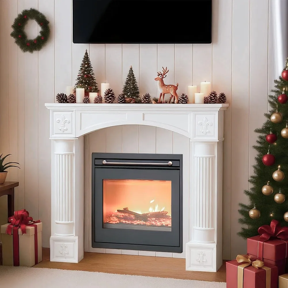Modern Fireplace Mantel 43.3