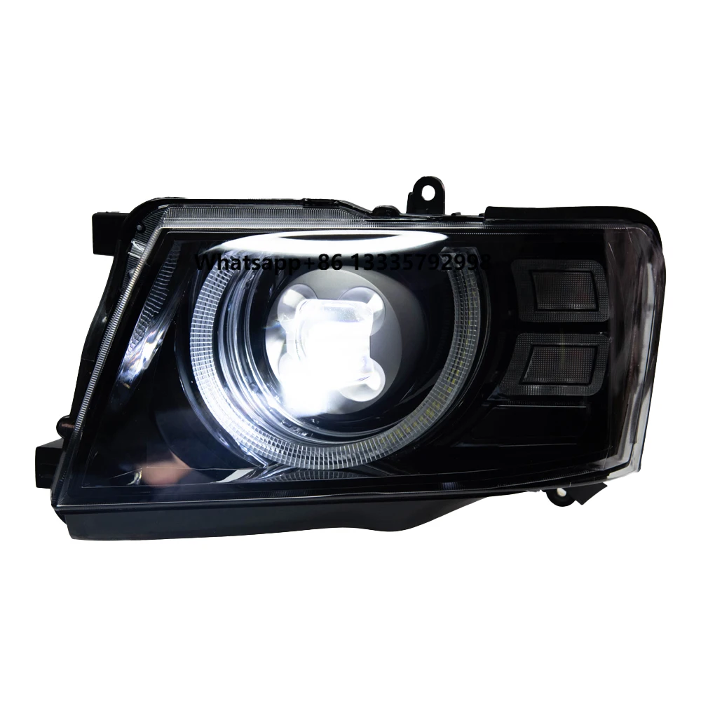 

Car Front Lamps for Nissan Patrol Y61 2005-2013 Auto Headlights Assembly Upgrade High Configuration LED Bifocal Lens Accessories