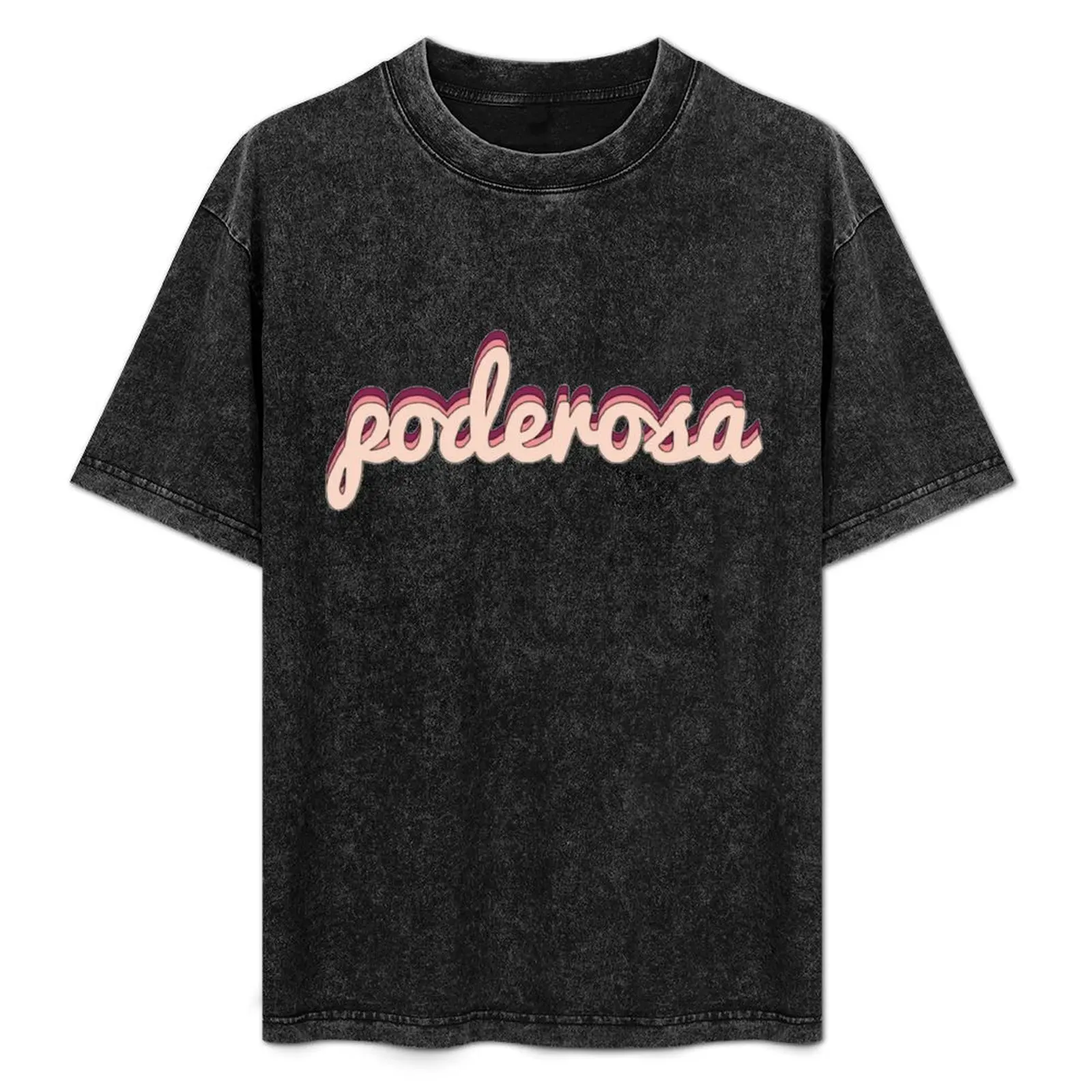 

Poderosa T-Shirt Basic Daily Outfit Short Sleeve Tee