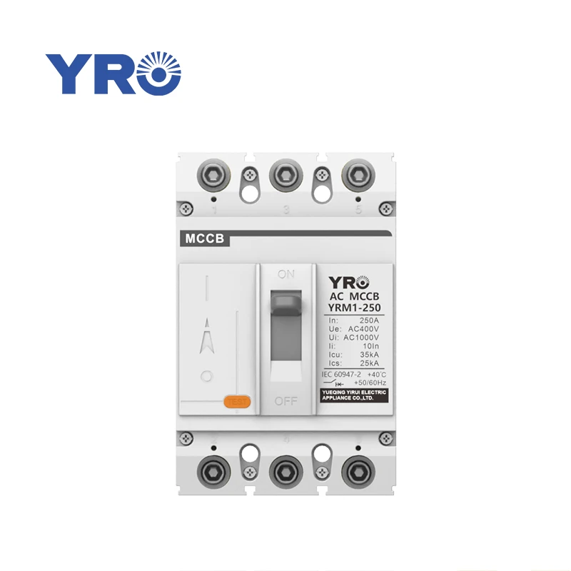 125A AC MCCB Moulded Case Circuit Breaker 63A 100A AC230V 2P Single phase 3P AC400V three-phase