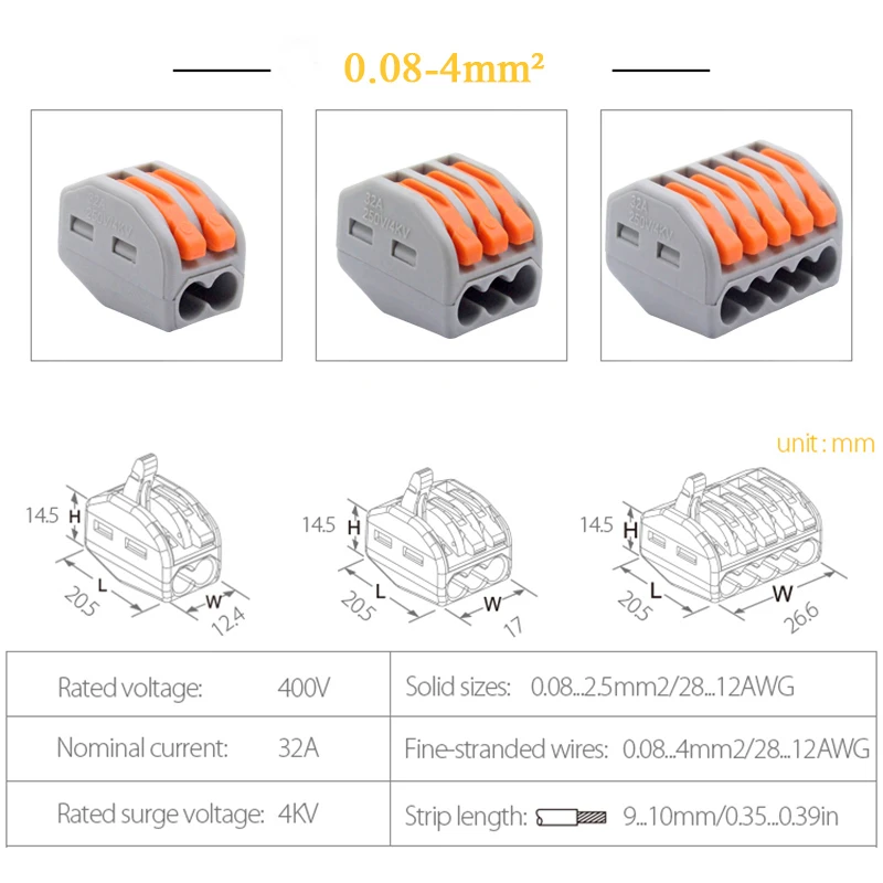 Schnell anschluss Kabelst ecker Mini-Terminal Home-Verkabelung Universal Compact Splitter Plug-In Parallel modul