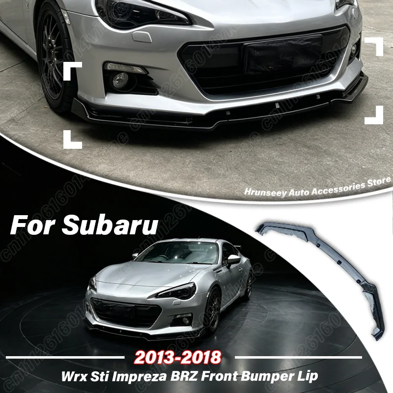 

For Subaru Wrx Sti Impreza BRZ 2013 2014 2015 2016 2017 2018 Front Lower Bumper Lip Diffuser Splitter Protector Trim Auto Parts
