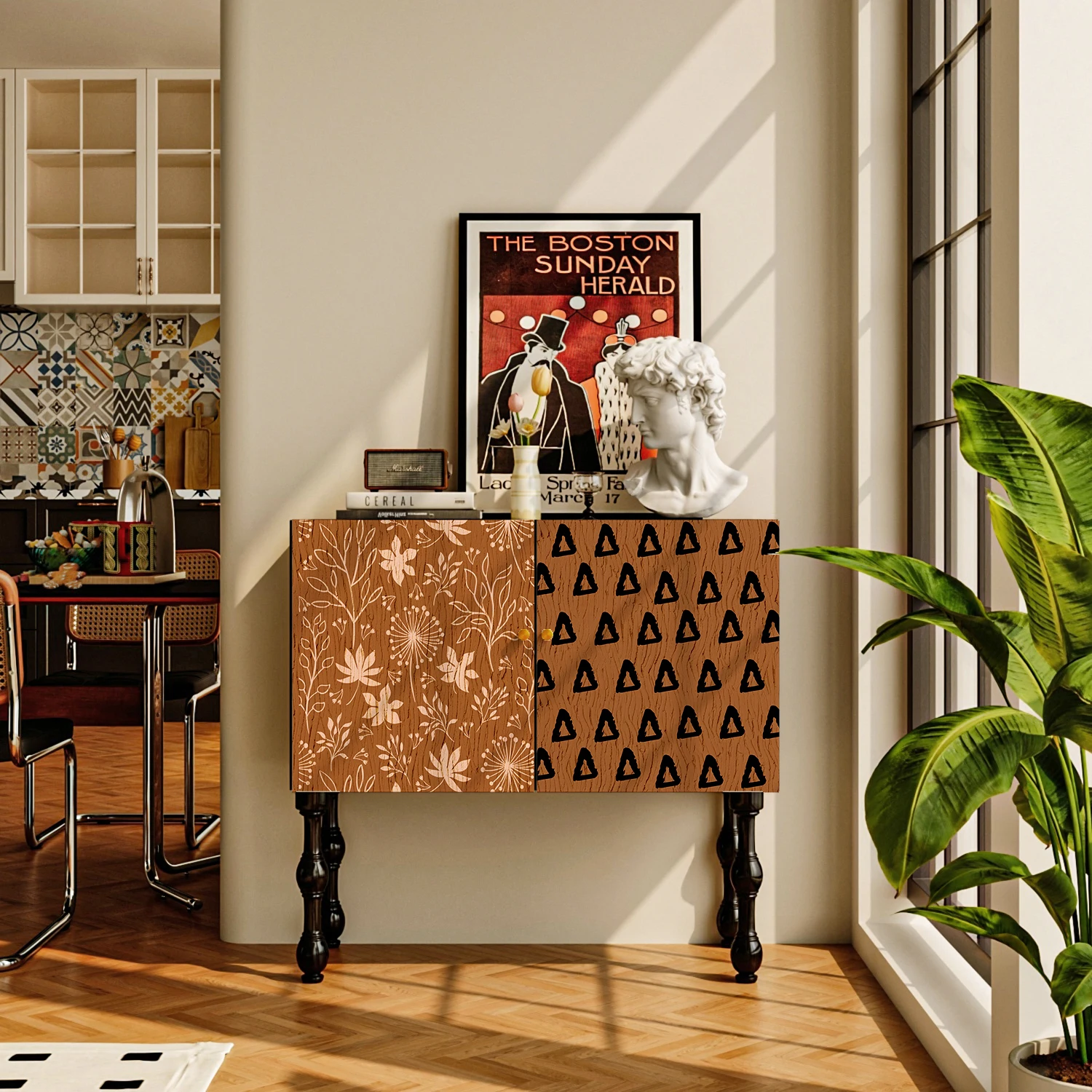

Bucket cabinet Living room Bedroom locker Household storage cabinet Customized solid wood antique