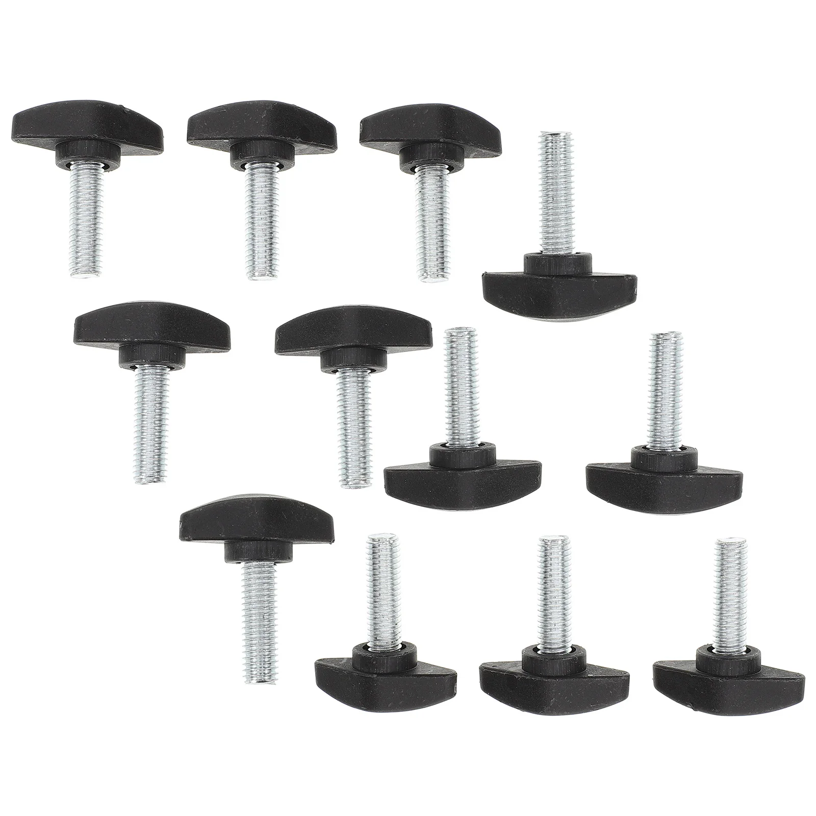 

10 Pcs Mic Stand Screws Clamp Carbon Steel PP Stainless Steel M8x25 36 Adjustable Microphone Accessories