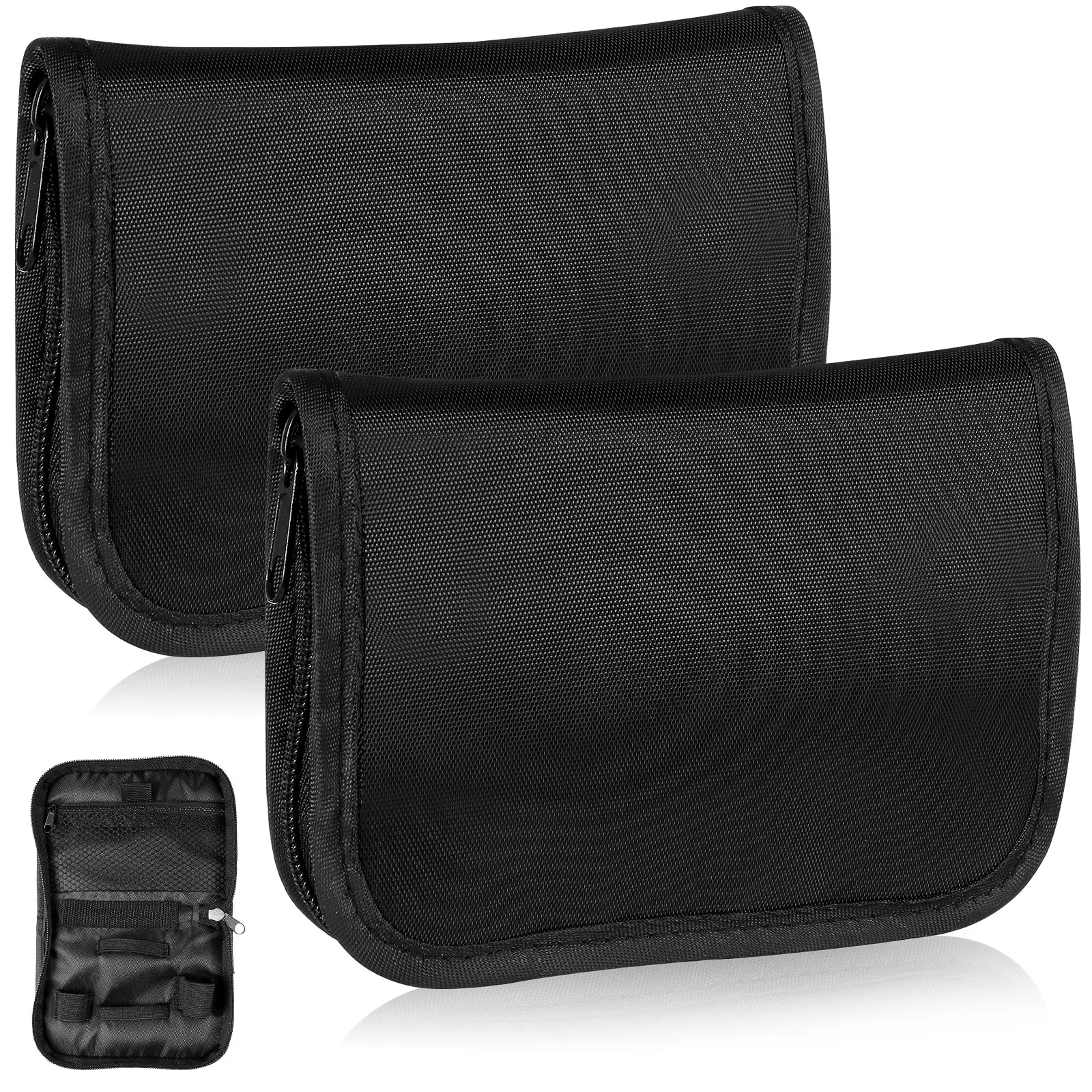 

Portable Carry Case for Fingertip Pulse Devices Travel Storage Bag Protective Pouch 2PCS Oxygen Meter Bag Supplies