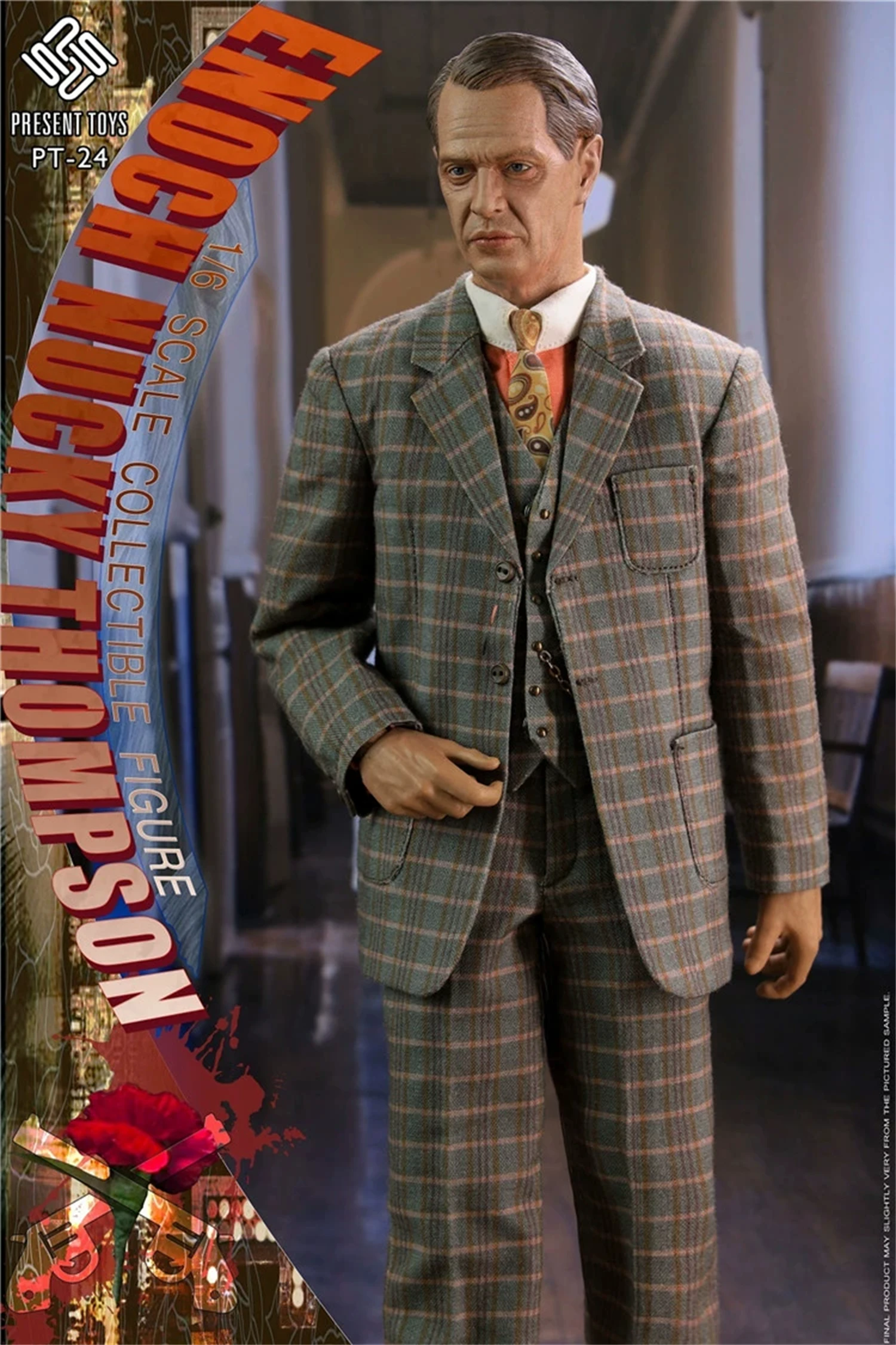 PRESENT TOYS PT-sp24 1/6 Échelle Gangster Politiciens Nucky Thompson Action Figure 12 pouces Collection Modèle Jouets