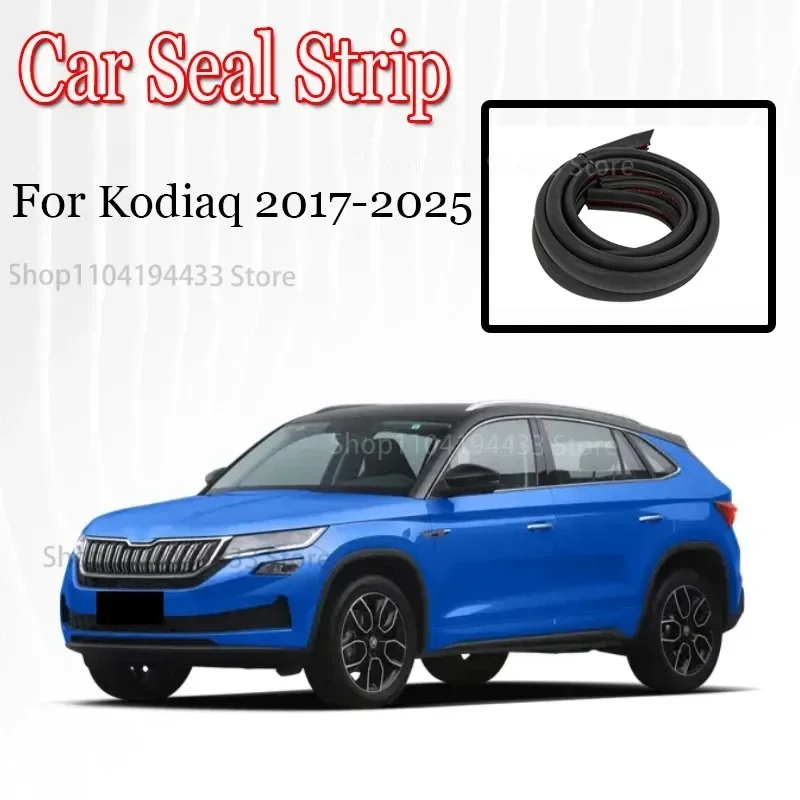 Car Door Seal Strip Rubber Noise Insulation Weatherstrip Soundproof Car Seal Strong Adhesive For Kodiaq Geely Monjaro 2001-2023