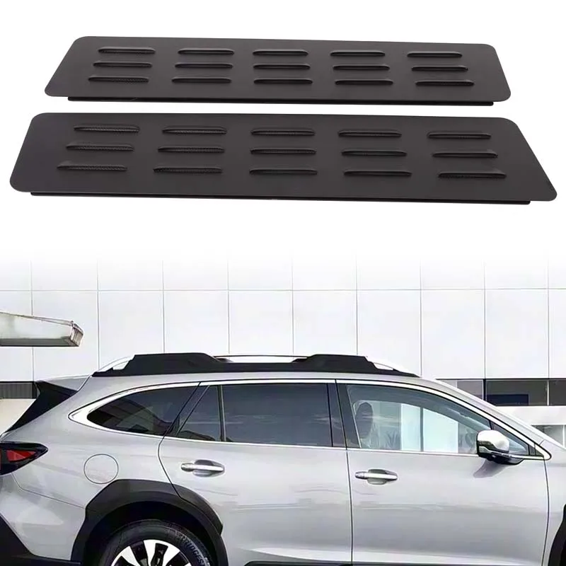 For Subaru Outback 2015-2024 Aluminum Alloy Car Rear Side Window Ventilation Panel Decoration Accessories