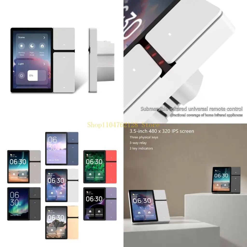 

Wi -Fi 3.5 -дюймовый интеллектуальная панель управления Wi -Fi Интеллектуальные настенные переключатели сцены