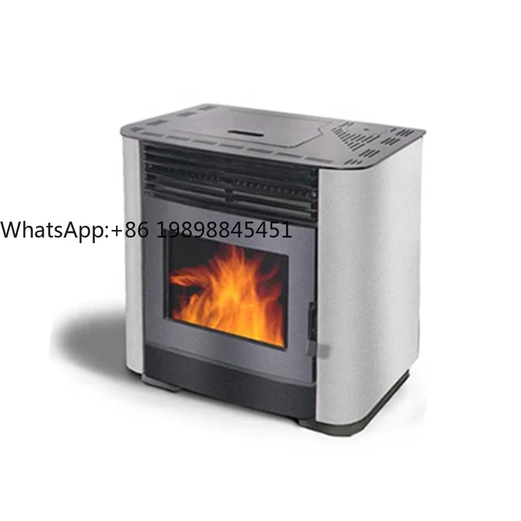 Estufa de pellets de madera europea de 13 kw, abufas de pellets, Kamini Na Pelete