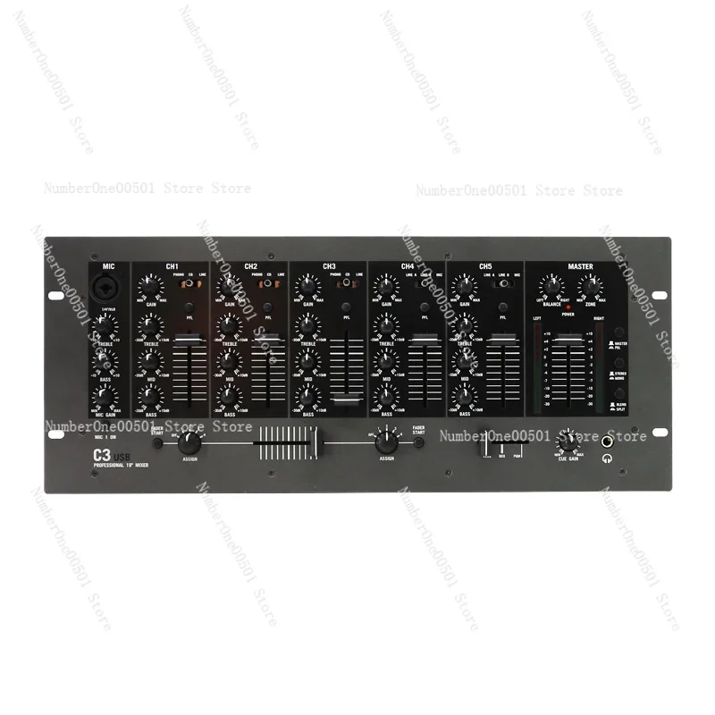 

Professional DJ mixing console C3 USB mixer