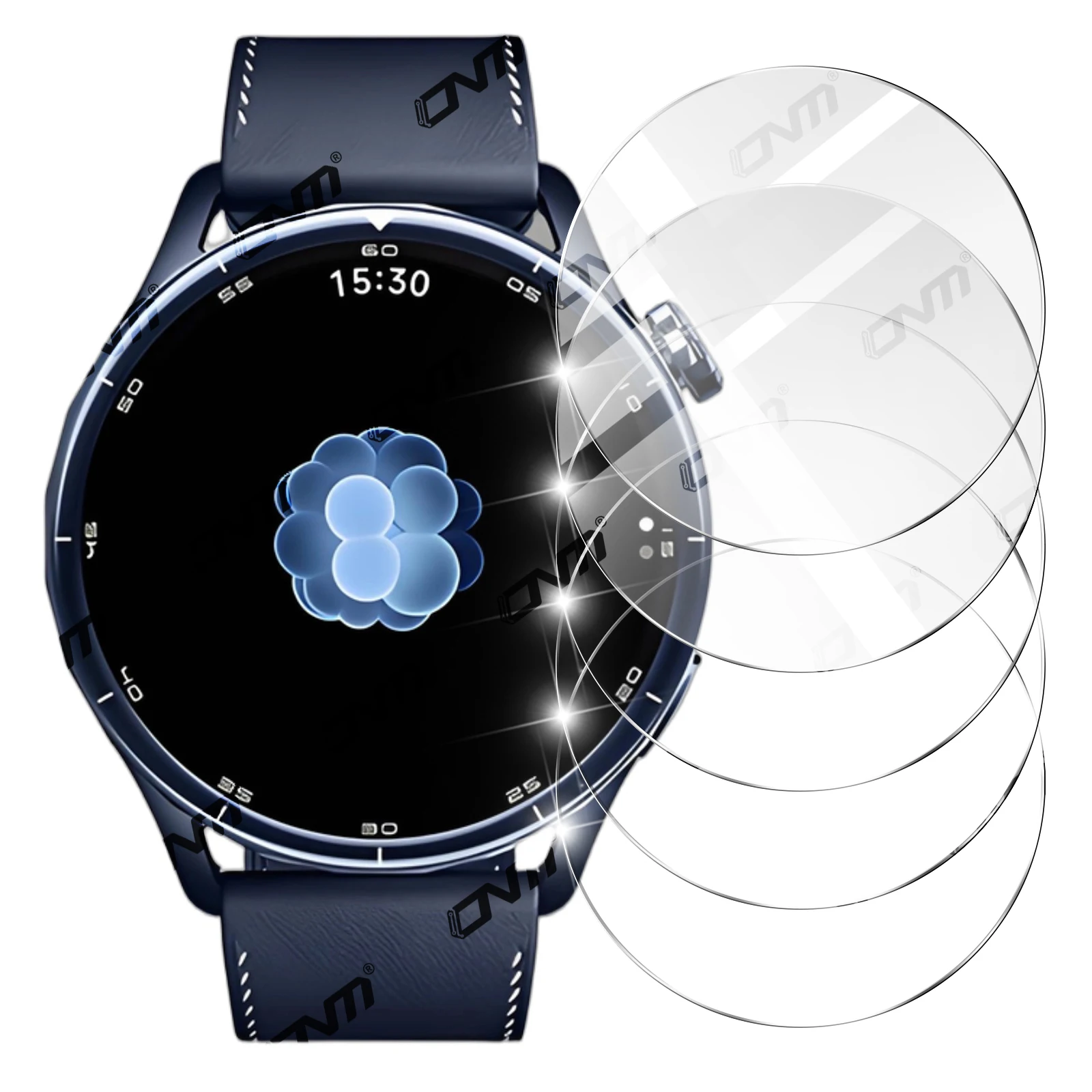 

9H Tempered Glass For Xiaomi Watch S5 46mm, Screen Protector Durable HD Clear Anti-scratch Protection Film Accessories