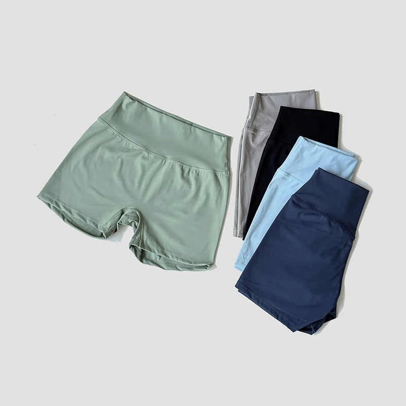 

Hip Lifting Sports Shorts Women Slim Running Speed Drying Fitness Yoga Biker Workout Scrunch Butt Short Leggings Tight Pants