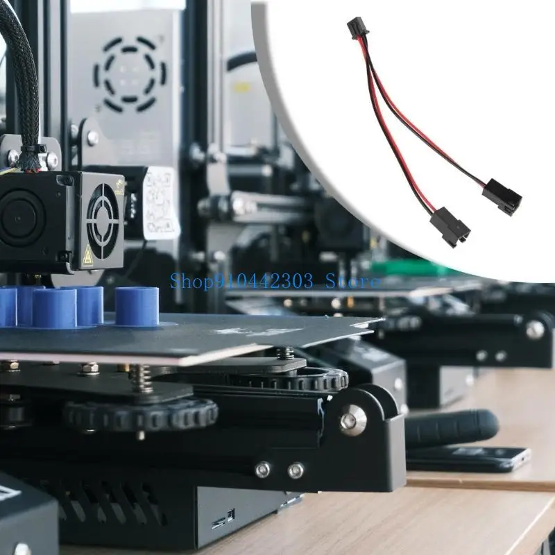 L4MD 5/10 قطعة أجزاء طابعة ثلاثية الأبعاد Hotend مروحة التبريد كابل التوصيل المتوازي XH2.54