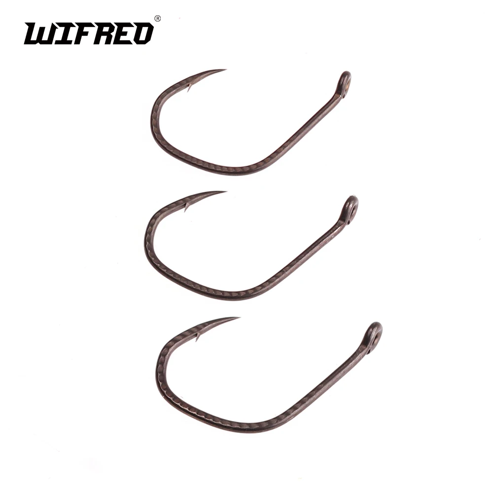 

Wifreo 20PCS 1/0 2/0 3/0 High Strength Wacky Hook Matte Black High Carbon Steel Crank Worm Hook Bass Pike Walleye Fishing Tackle