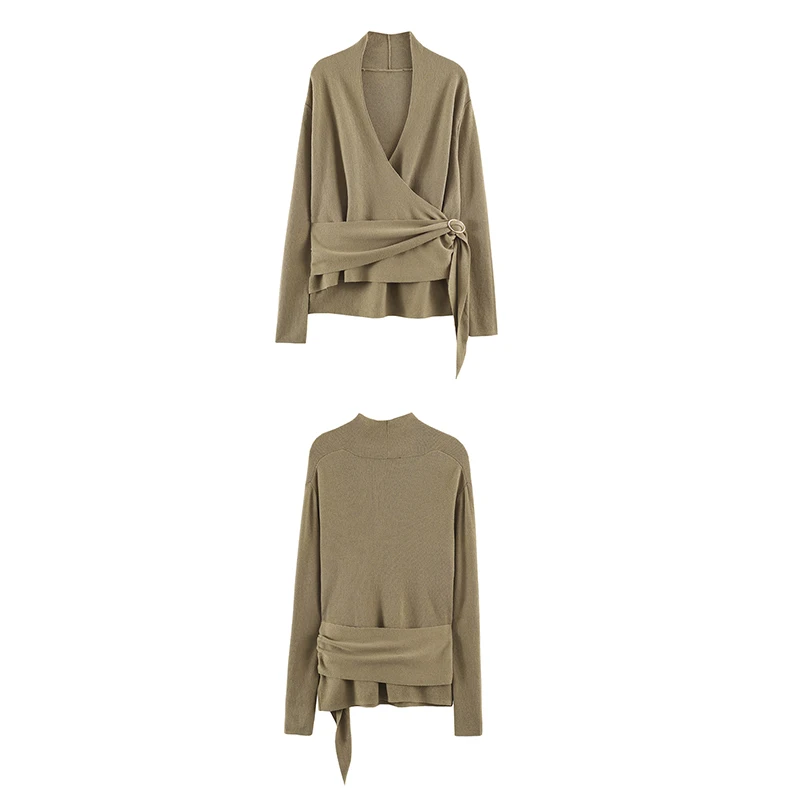 Guobioziy Women's Knitted Cardigan 2026 Spring and Autumn Collection French Casual Fashion Trendy Daily Commuting Street Style