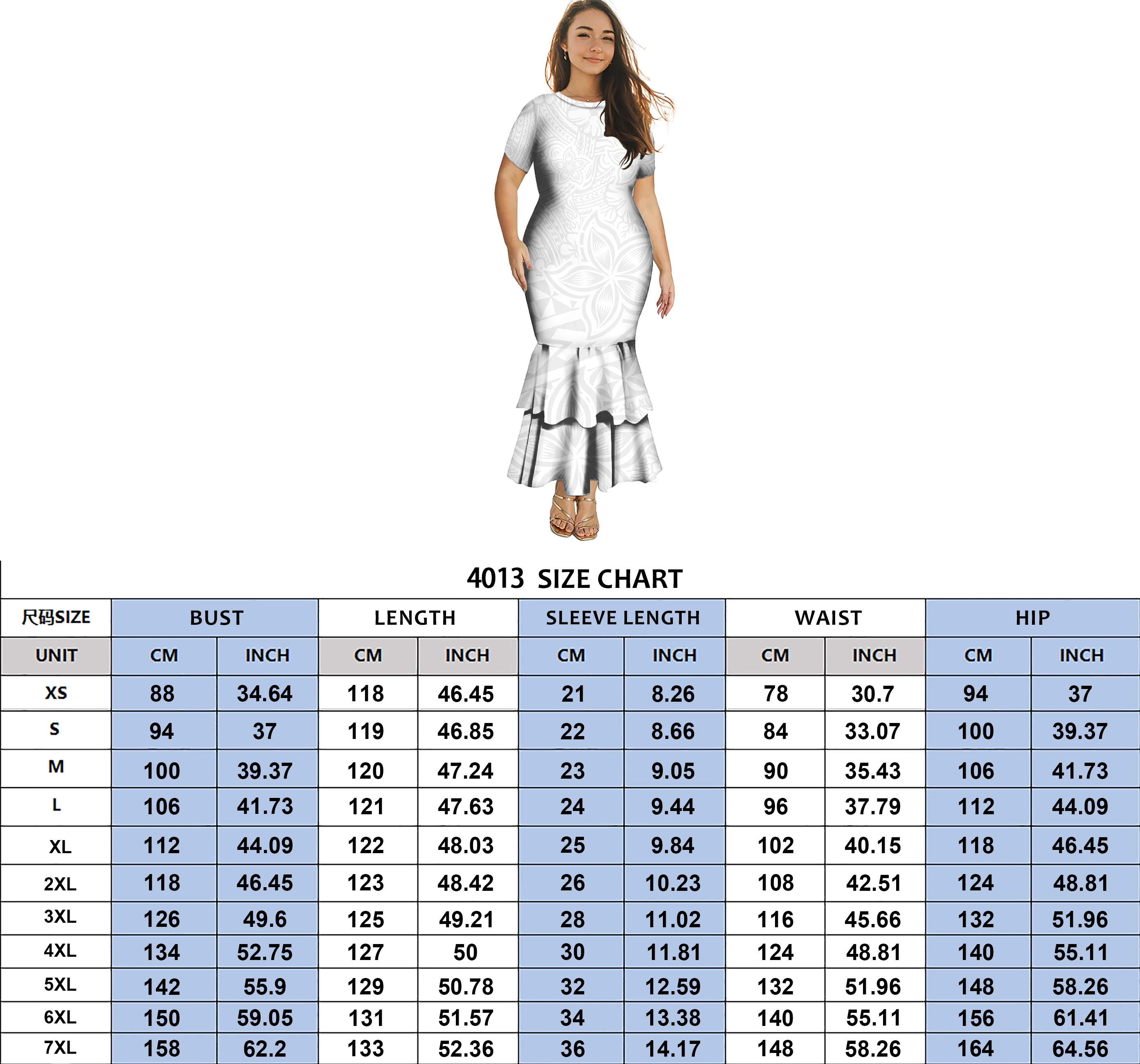 Abito da coppia da donna Abiti bianchi Stampa a sublimazione Abiti da ufficio casual autunnali tribali samoani abbinati alle camicie Aloha da uomo