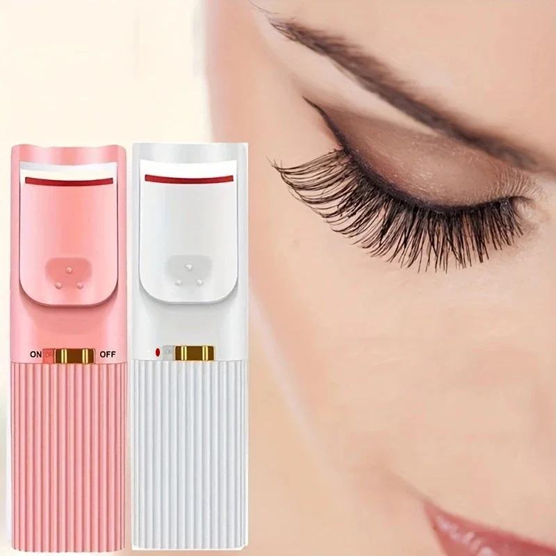 

Eyelash Curler Device Makeup Tools Electric Heated Eyelash Curler Long-Lasting Curl Perm Eyelashes Clip Electric Eye Lash