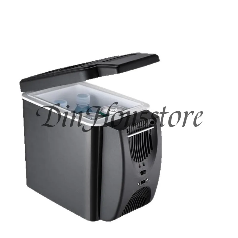 6L convenient car refrigerator, small micro refrigeration, mini refrigerator, car refrigerator, bicycle cold and hot box