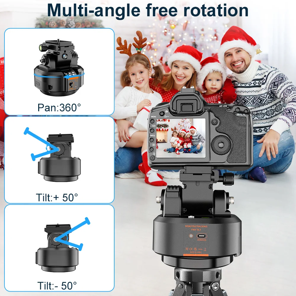 Estabilizador de Câmera Elétrico para Câmeras DSLR e Mirrorless, Anti-Vibração, Estabilização de 3 Eixos para Gravação de Vídeos e Vlogs