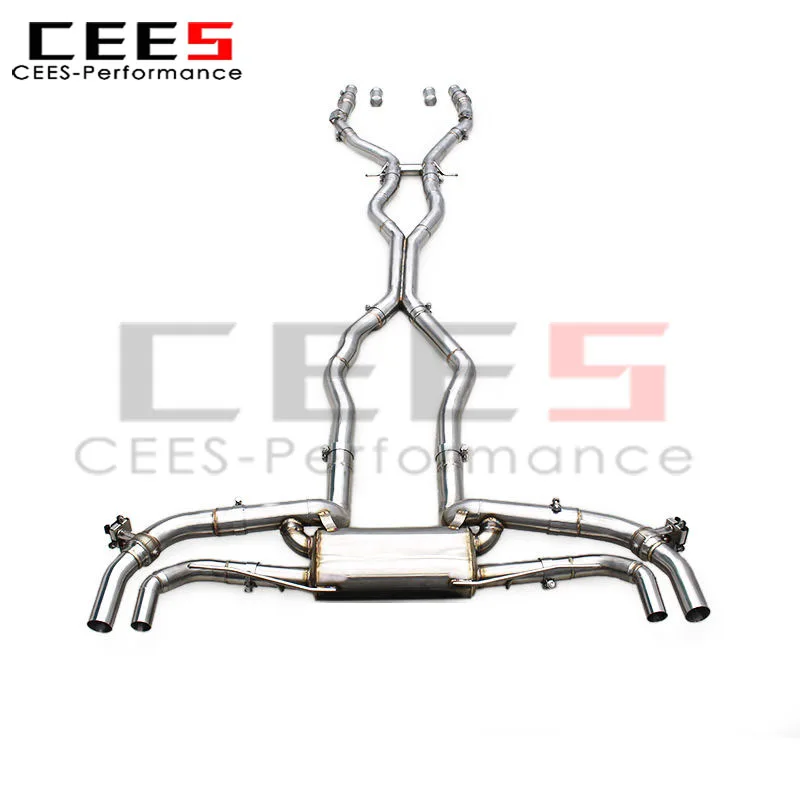 

CEES Valvetronic Catback Exhaust Pipes System for Mercedes-Benz GLS580 M176 4.0TT 2019-2024 Stainless Steel Exhaust Pipe