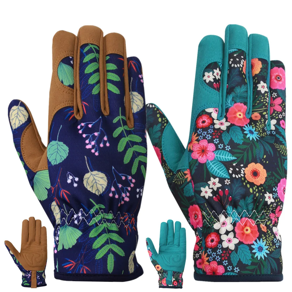 Garden Gloves for Weeding Working Digging Planting Gardening Gloves with Grip Thorn-Proof Puncture-Resistant Work Glove