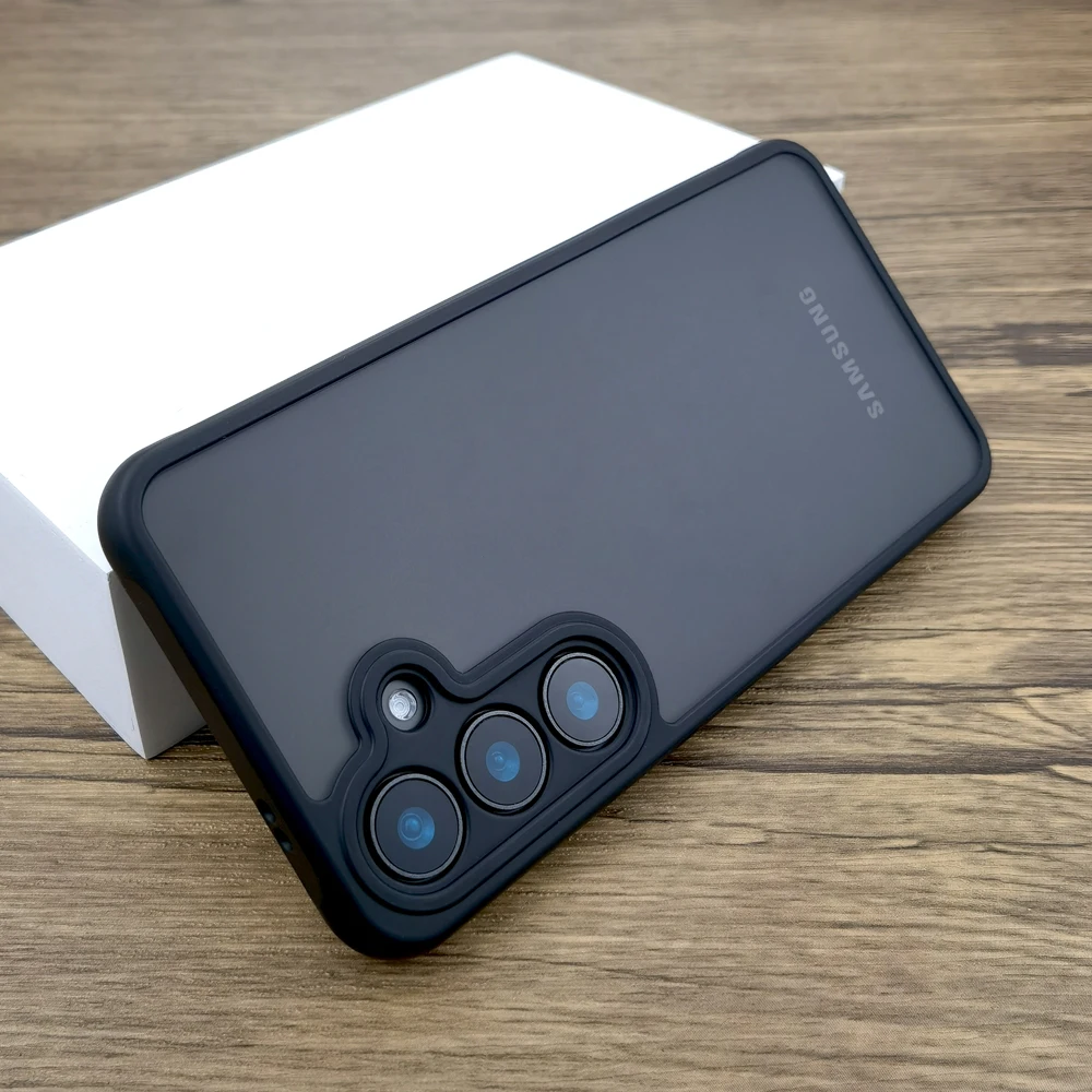 Luxury Matte Case For Samsung Galaxy A56 A55 A54 5G 4G S25 S24 S23 FE S22 Ultra Plus A 56 Anti-fingerprint Full Protective Cover