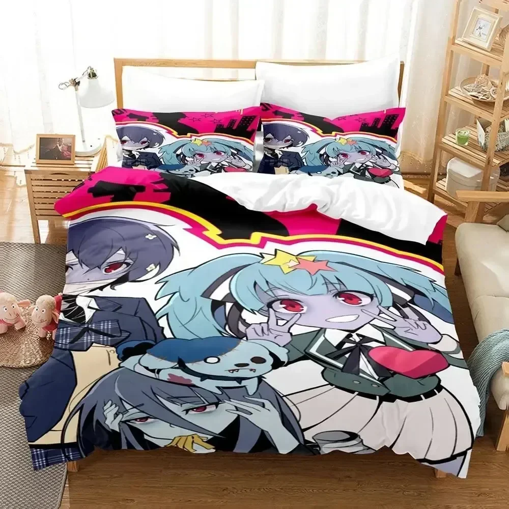 Zombie Land Saga 3D Print bed sheet set Printed Duvet Cover Pillowcase Bedding Set Linen Sheet Quilt Cover Full Queen King Size