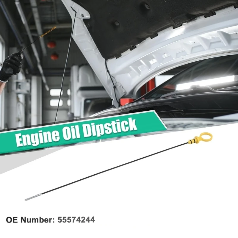A2UC Longing Motor Oil Dipstick Tool medición 55574244 Adecuado para medición precisa lecturas precisas en vehículos