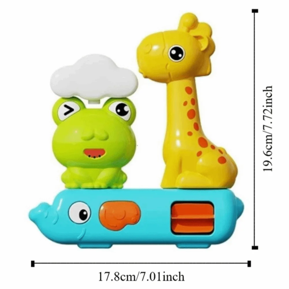 Saugnapf Frosch Roaming Dusche Spielzeug Pädagogisches Sensorisches Spielen Wasser Rad Wasser Spielzeug Outdoor Universal ABS Ozean Bad Spielzeug