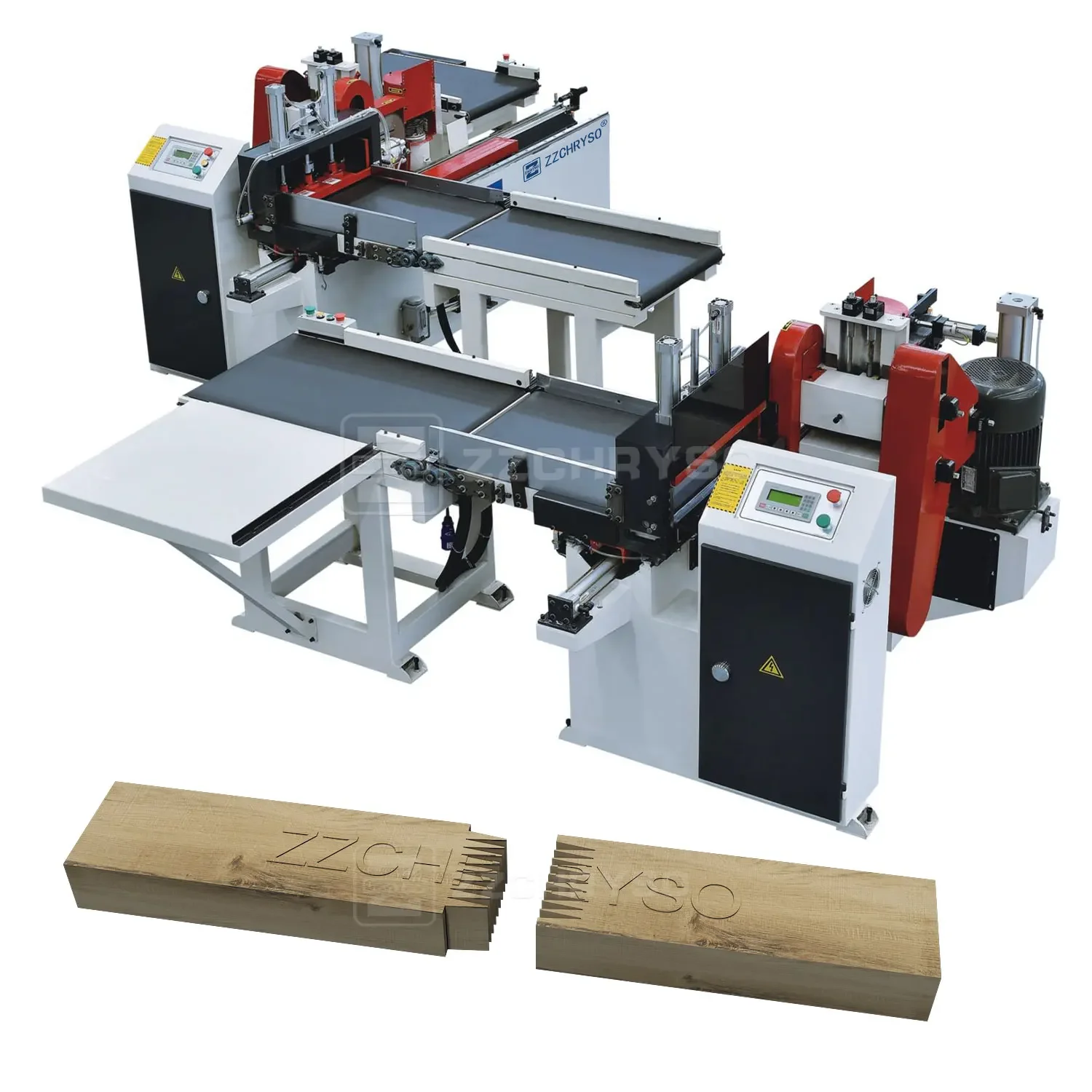 Industrial woodworking wood board finger joint spindle shaper tenoner jointer jointing machine