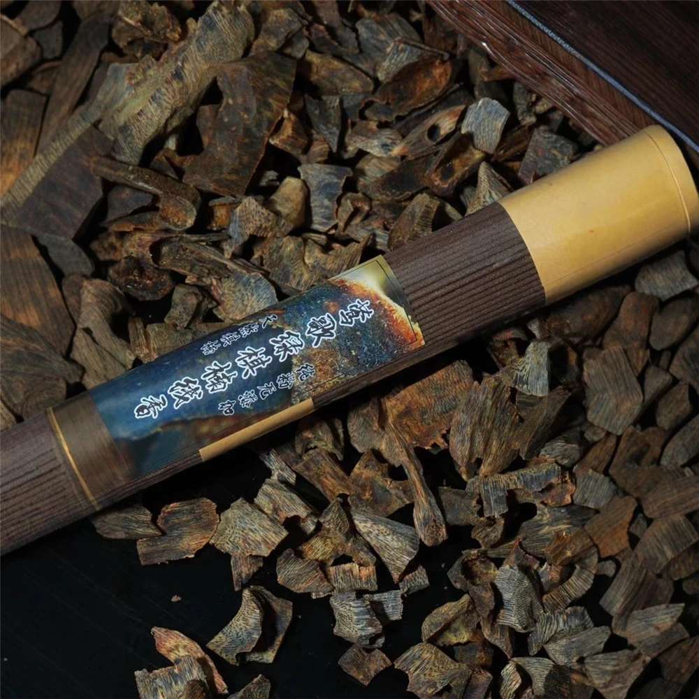 Natural Rare Yingge Green Kyara Agarwood Incense Sticks,100g a Pack, About 300Pcs,45mins Burning,Long Lasting Rich Fragrance,Oud