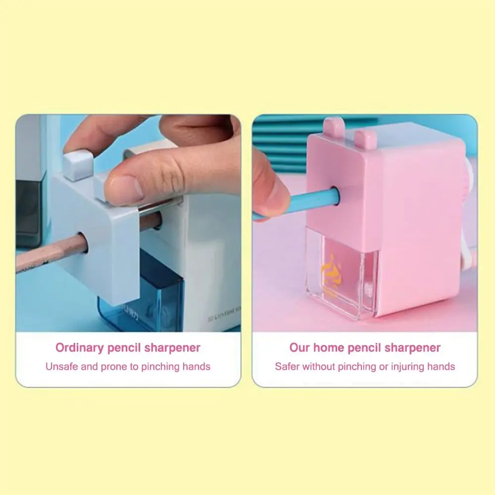 Pencil Automatically Enters Pencil Sharpener Anti Sticking Lead Hand-cranked Pencil Sharpening Tool Mechanical Pencil Sharpener