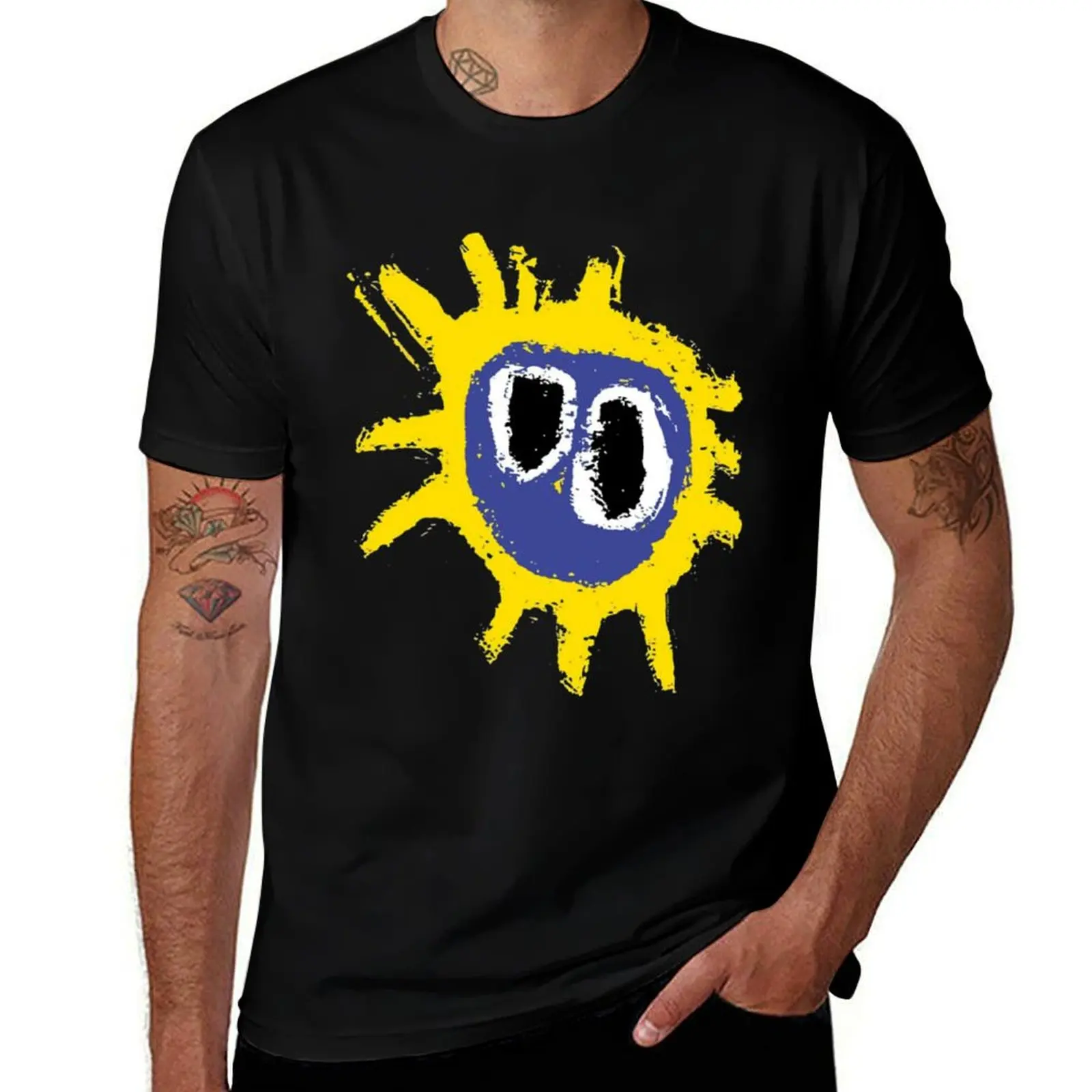 Screamadelica Primal T-Shirt Lightweight Gym Training T-Shirt